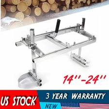 Portable Chainsaw Mill 14" to 24" Guide Bar Aluminum Alloy Planking Lumber