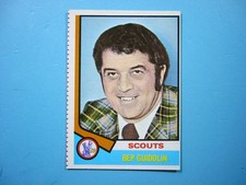 1974/75 O-PEE-CHEE NHL HOCKEY CARD #34 ARMAND BEP GUIDOLIN EX/NM SHARP!! OPC