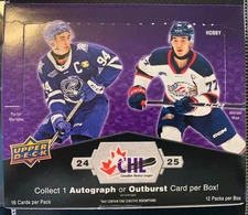 2024-25 Upper Deck CHL Hockey Card #s 101 - 200 Base Set - You Choose