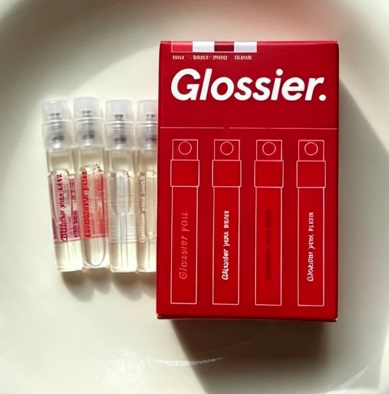 NIB 100% Authentic Glossier  Glossier You Perfume Sampler Set,4 x 0.05 oz