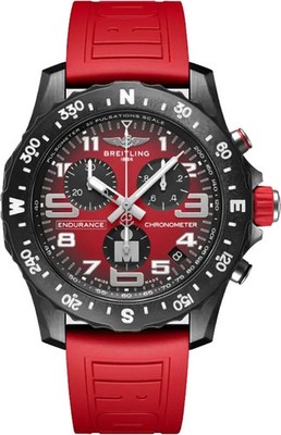 Breitling Endurance Pro Ironman Red Dial Black Bezel 44mm Men's Watch X82310