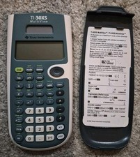 Texas Instruments TI-30XS Multiview Calculator Tested  Working Free Shipping 