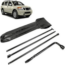 Spare Tire Tool Kit W Jack Handle Lug Wrench For 2005-2019 Frontier Titan Spare Tire Tool Kit W Jack Handle Lug Wrench For 2005-2019 Frontier Titan