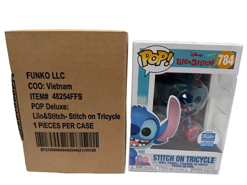🔥Funko POP! Disney Lilo & Stitch: STITCH ON TRICYCLE #784 EXC VAULT PP🔥