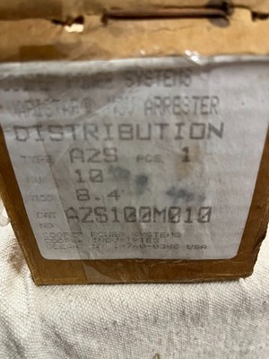 Cooper Power Systems AZS100M010 10KV Varistar MOV Arrester
