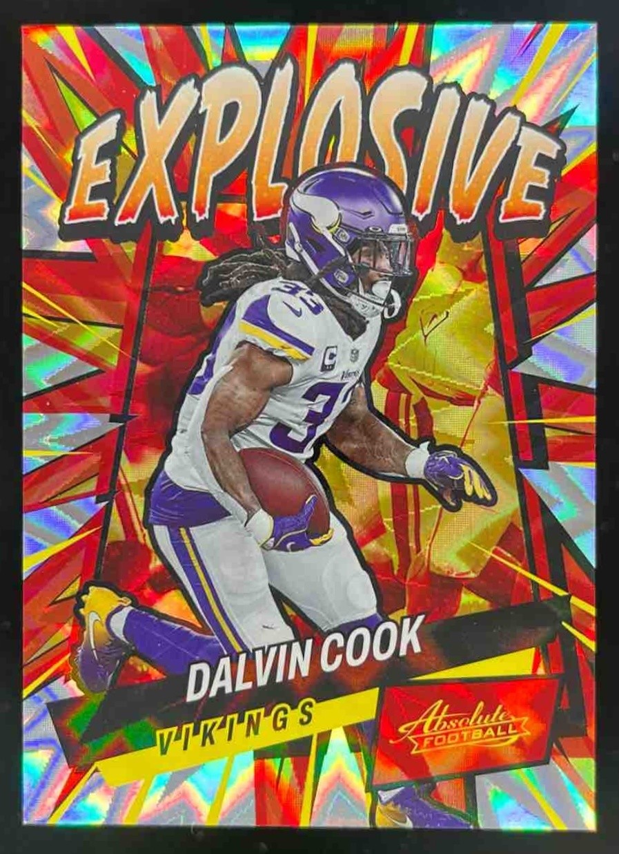 2022 Panini Absolute Dalvin Cook Explosive #E21 Minnesota Vikings