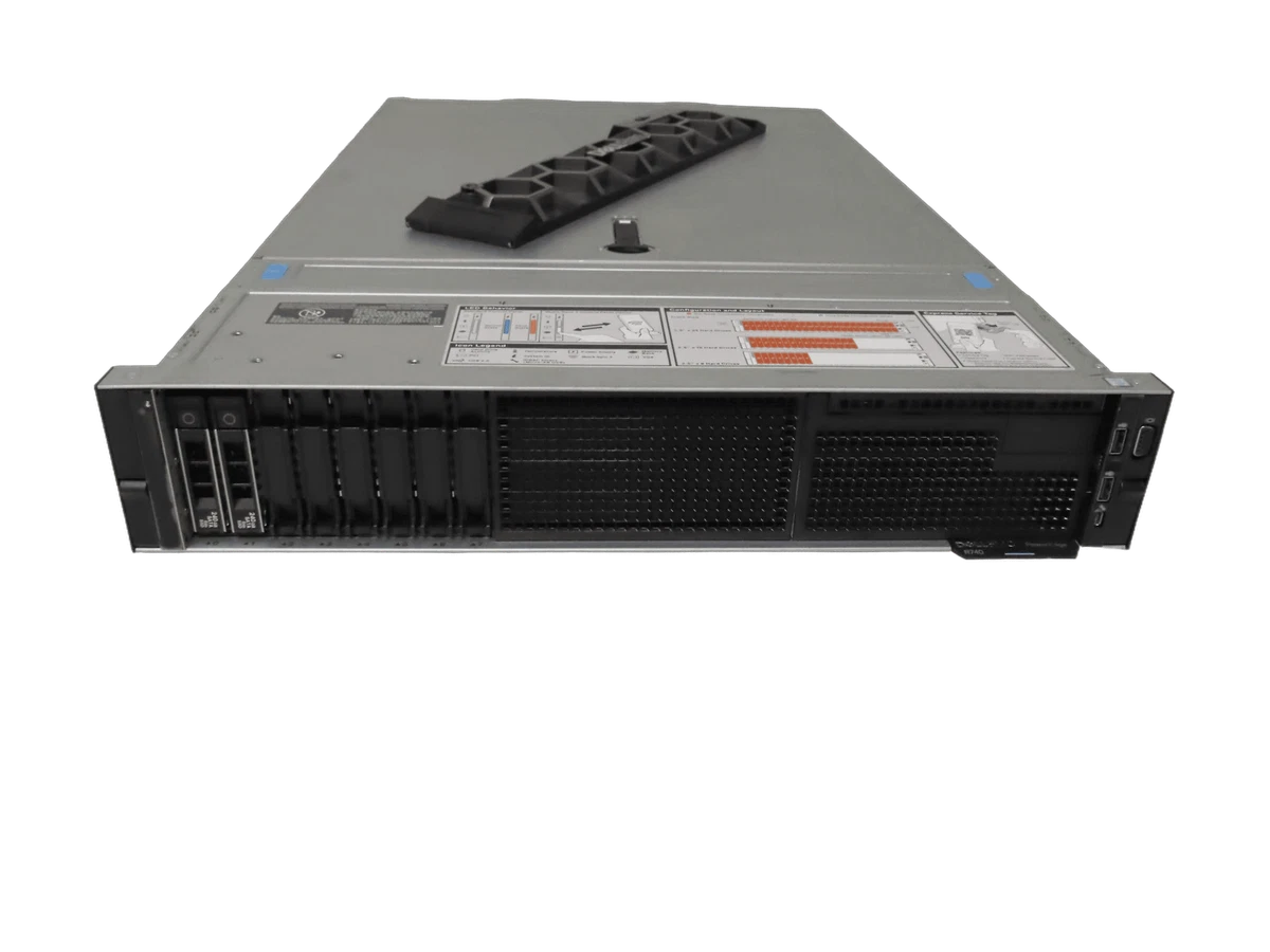 Serveur Dell PowerEdge R740 2U 8SFF Barebones - Double Ventilation, Double Alim, IDRAC Enterprise