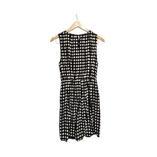 THML Dress SMALL Anthropologie Anthro Black White Polka Dots