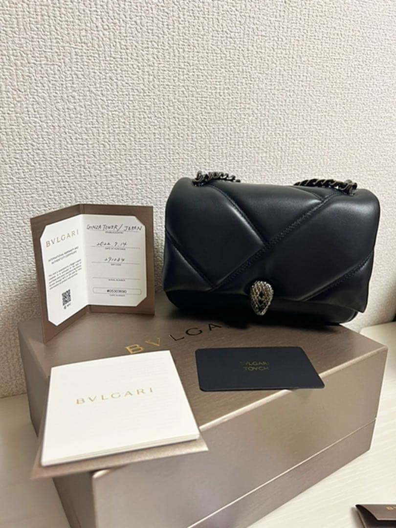 BVLGARI⭐︎Serpenti⭐︎Cabochon Crossbody Mini Bag