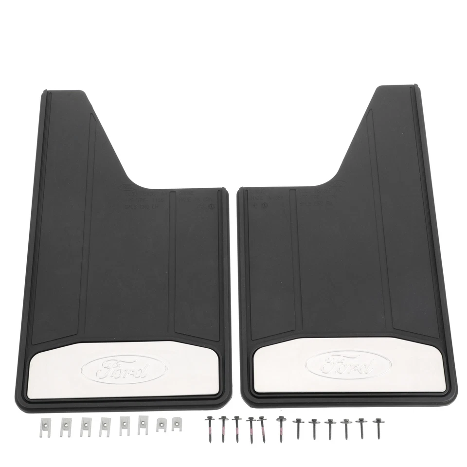 OEM NEW Ford Super Duty 2014-2024 Front Heavy Duty Mudflap Kit CL3Z-16A550-T