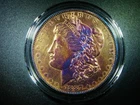 UNC++ 1887 MORGAN SILVER DOLLAR BEAUTIFULLY TONED COLLECTOR GRADE COIN M-1173