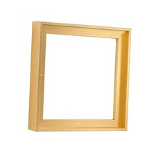 Floater Frame 10x10 for 1-1/2 1.5 inch Deep Canvas 10 x 10 inch Brass Gold