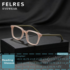 Square Full Frame Reading Glasses Men Women Anti Blue Light Eyeglasses Frame New