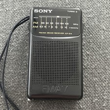 Vintage Sony ICF-S14 pocket portable radio FM/AM VGC working great