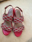 Nice Tory Burch Orange Lola Sandals Sz 7.5 — photo 1