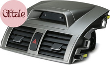 Center Dash A/C Outlet Air Vent Panel Replacement with Clock Air Vent Compatible