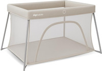 My Babiie MBTC2 Air-Light 2-In-1 Travel Cot - Lightweight, from Birth to 15Kg, P