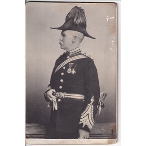 Lt Colonel Volunteer Medical Staff Corps British Army Officer Cabinet Photo RAMC