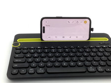 Logitech K480 Bluetooth Multi-Device Keyboard Black Tested Works 920-006342