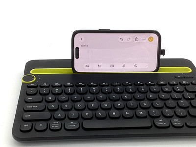 Logitech K480 Bluetooth Multi-Device Keyboard Black Tested Works 920-006342