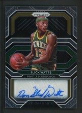 2020-21 SLICK WATTS AUTO PANINI PRIZM PENMANSHIP AUTOGRAPHS