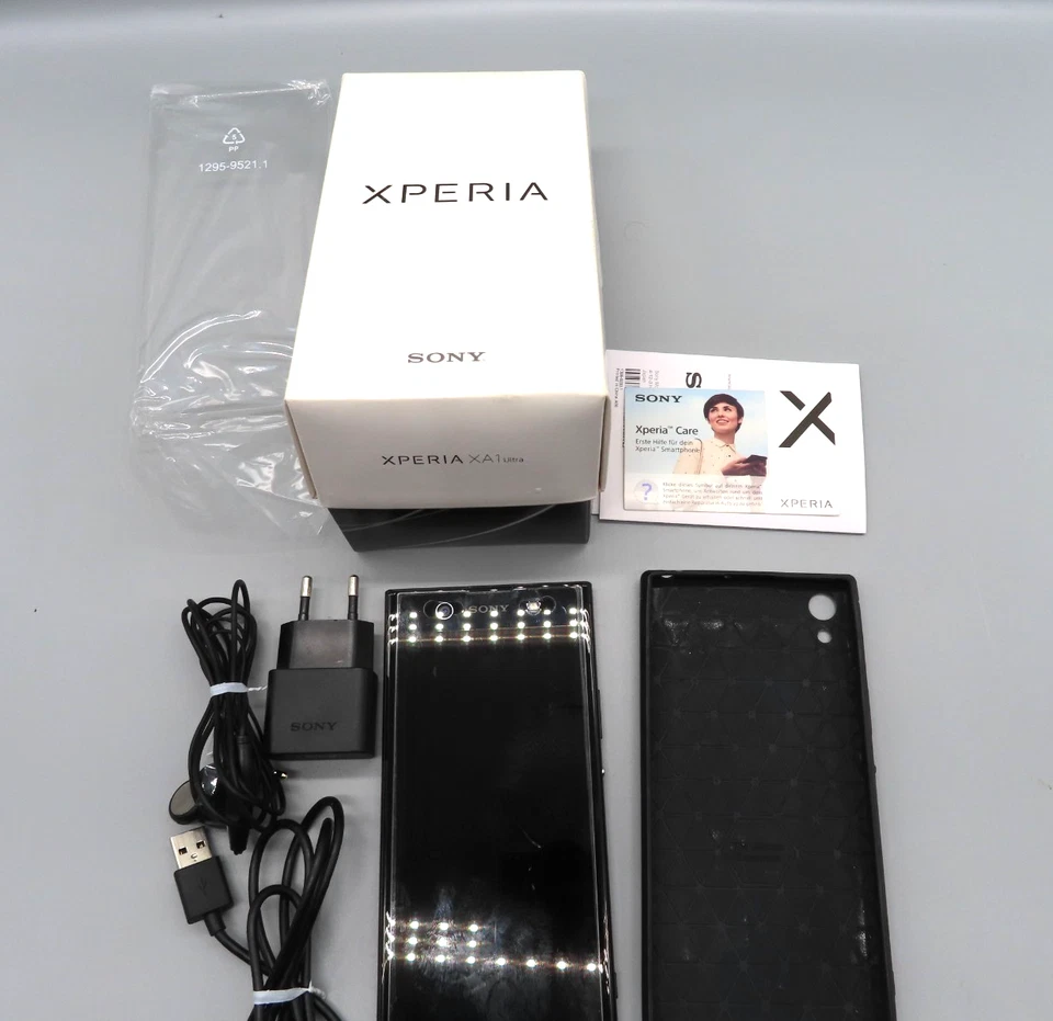 #SE4744# Sony Xperia ultra XA1 G3221 32GB Schwarz Smartphone in OVP *getestet - Bild 2 von 4