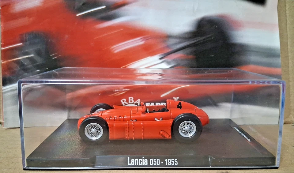 I Miti della Formula 1 sc 1/43 - Lancia D50 - 1955 + fascicolo editoriale Fabbri - Immagine 3 di 4