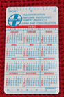 1980 Santa Fe Railroad Pocket Calendar Southwestern Arizona NM Railway Train — photo 3