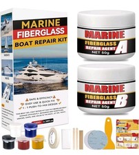 Marine Fiberglass Repair Kit, Boat Gel Coat Repair Kit, Can Fix Fiberglass B.
