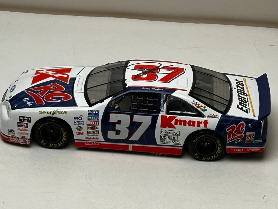 Action Racing 1:24 Scale Jeremy Mayfield RC Cola K-Mart 1997 Ford, Signed - Image 4 of 4