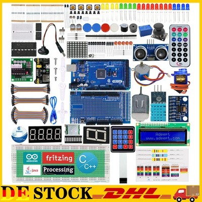 Komplettes Starter-Kit für MINT-Elektronikprojekte für Arduino mit Mega2560