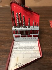 Snap-on 10 Pc Extractor Drill Set Exdl10 In Metal Case Usa Incomplete