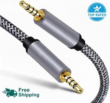 HD Hifi 3.5mm Jack to Jack Car AUX Stereo Headphone Audio Cable Lead 1.5m