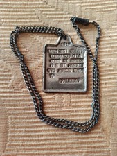 TARGHETTA IDENTIFICATIVA MILITARE 1917  PALERMO