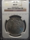 1886 Morgan Silver Dollar – NGC MS63 – Light Toning WOW Vault Series