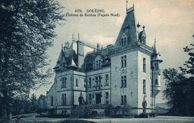 CPA 29 - GOUEZEC (Finistère) - 1572. Château de Kerriou (Nordfassade)