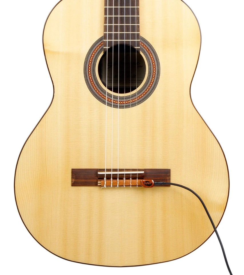 Pastilla piezoeléctrica para guitarra de cuerda de nailon, pasiva, fácil instalación, Foto 3 de 4