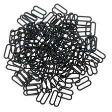 100 Piece Plastic Bra Strap Sliders Adjuster Hook Clips for