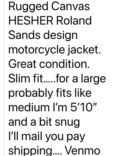 Hesher RSD motorcycle jackets  image 7