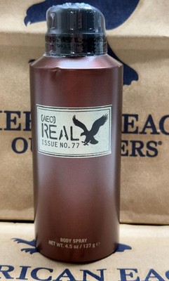 American Eagle AEO Real Issue No. 77 Men's Body Spray 4.5 oz RARE