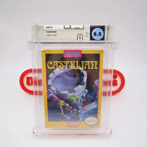 NES Nintendo CASTELIAN - WATA GRADED 8.5 A! NEW & Factory Sealed with H-Seam!