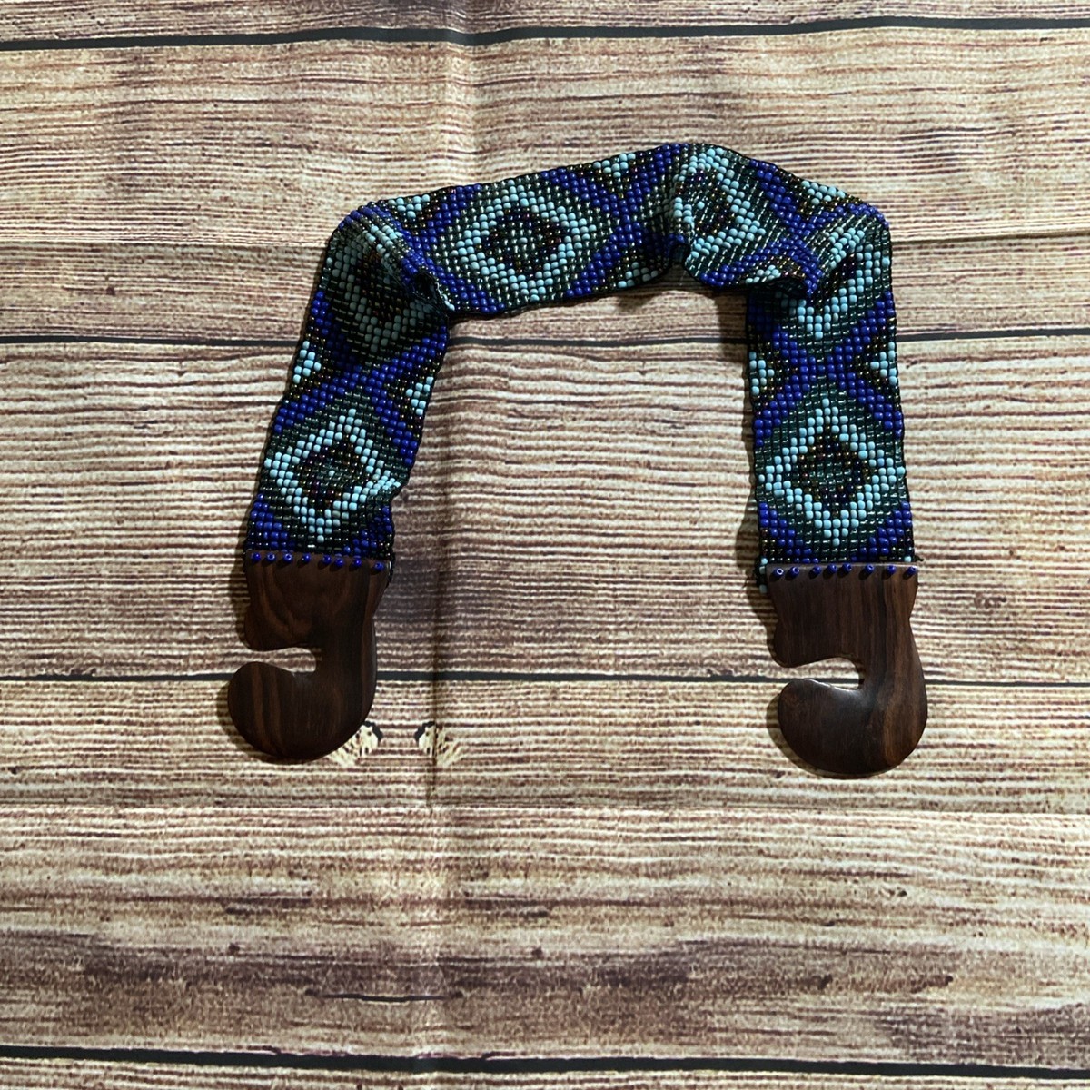 Vintage Beaded Belt Black Navajo Style Boho Hippie WIDE Western Stretchy Native American Beaded Belt - Etsy main image 4