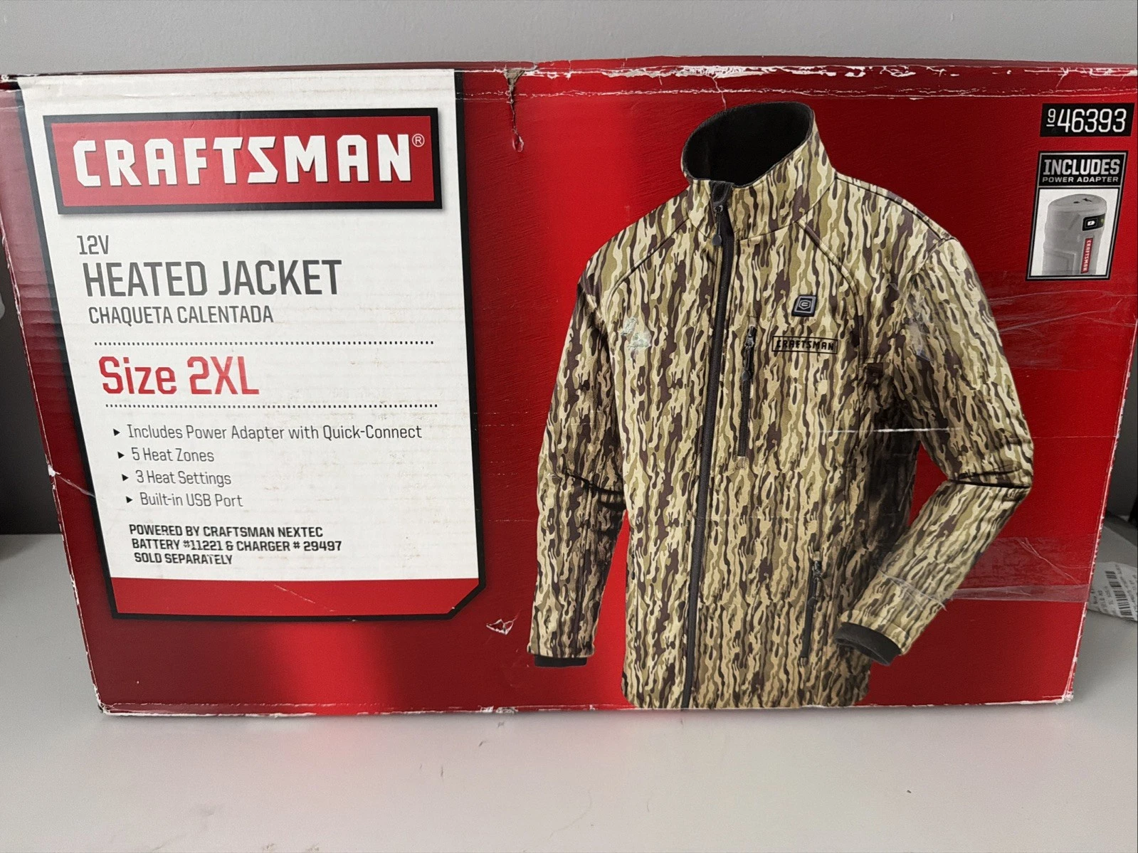Craftsman Men's Xxl Camo HEATED Insulated Jacket
Opens in a new window or tab