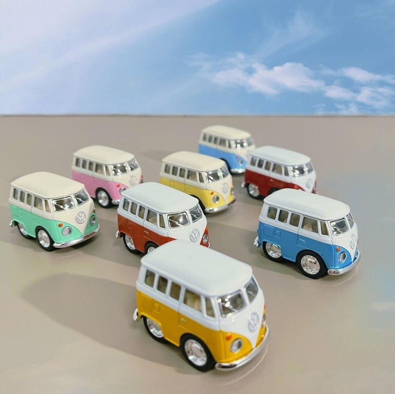 XMMOS Gashapon Volkswagen VW Mini Van Samba Bus Diecast Minivan