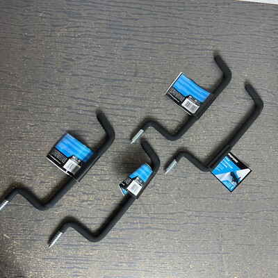 Crawford SH11-25 Screw In Ladder Hanger Tool Storage Brackets - Pack of 4