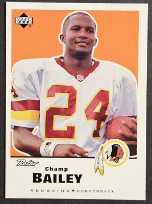 1999 Upper Deck Retro #165 Champ Bailey Rookie RC Bulldogs Redskins Broncos HOF