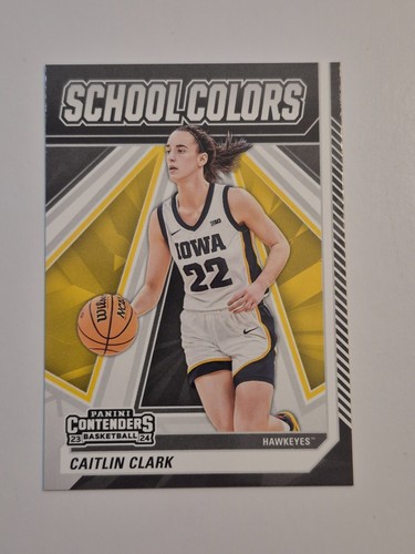 2024 Panini Caitlin Clark Collection School Colors -#SC1 Hawkeyes-Fever