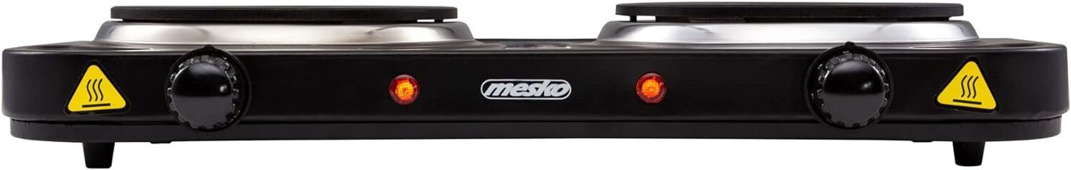 Mesko MS 6509 Doppelkochplatte Elektrokochplatte 2.000 W schwarz