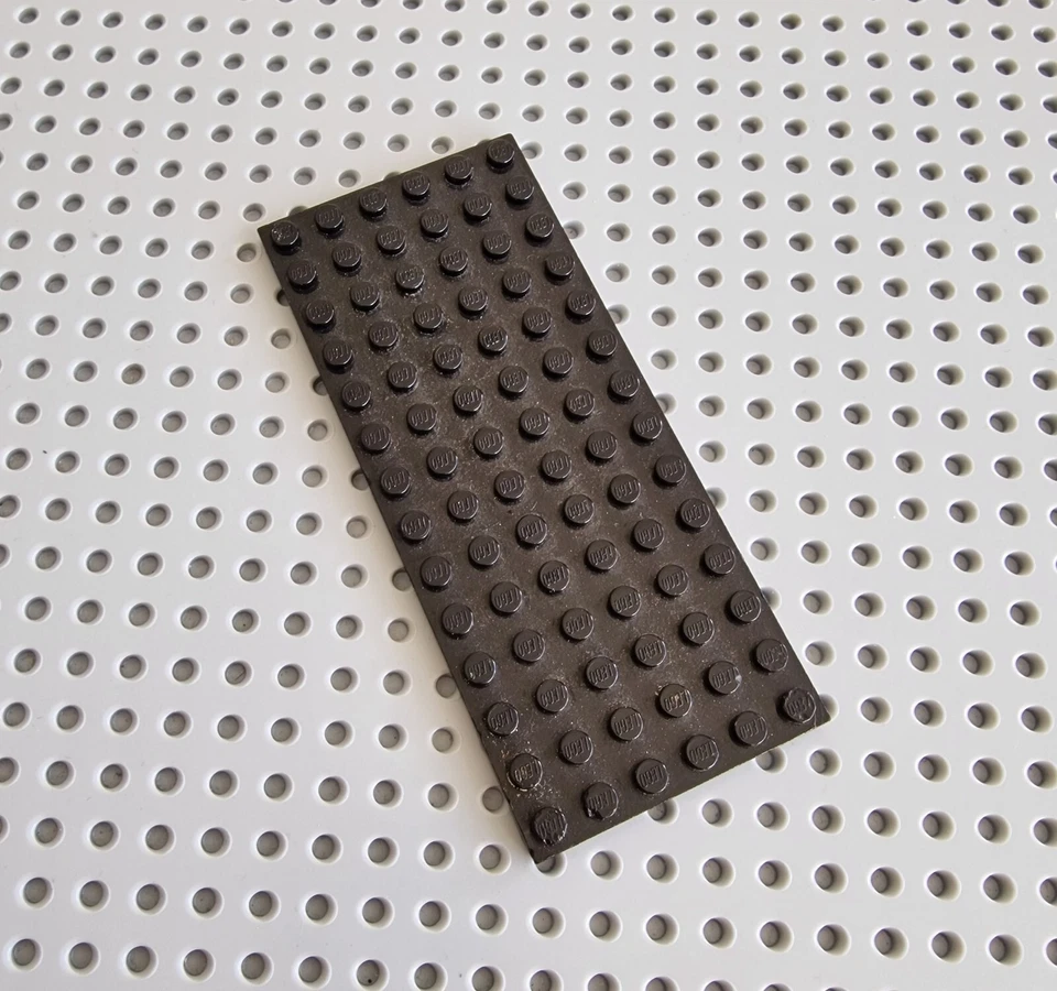LEGO Platte Bauplatte Basisplatte flach 1 stk schwarz 6x14 black Plate 3456 R2 - Bild 1 von 1