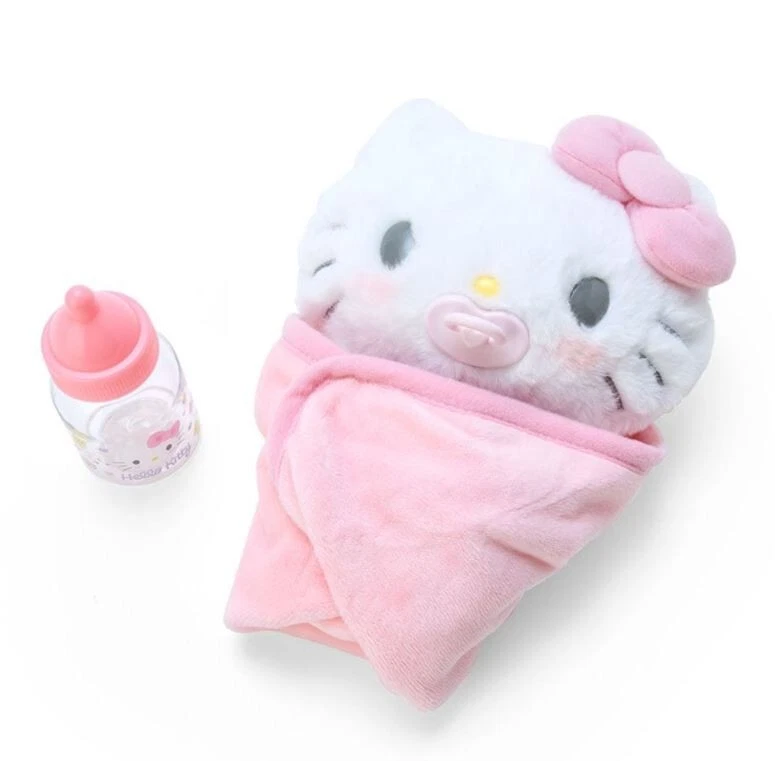 Sanrio Hello Kitty Baby Plush Toy Baby Care Set Stuffed Toy NEW